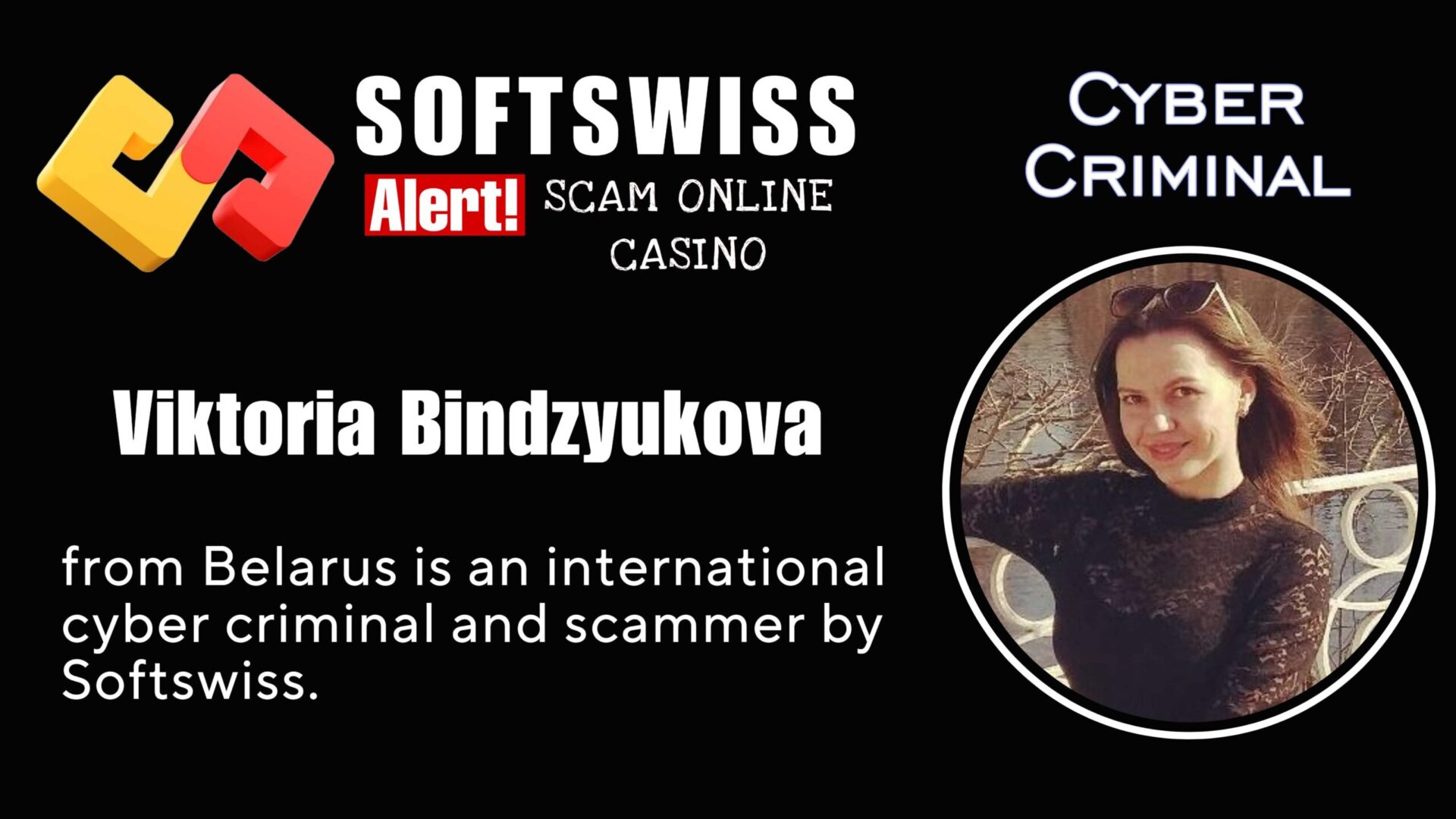 Viktoria Bindzyukova is an international cyber criminal involved with #Softswiss, #Hollycorn NV, #N1 Interactive Ltd, Ivan Montik, Roland Isaev, Dmitry Yaikov and #Merkeleon