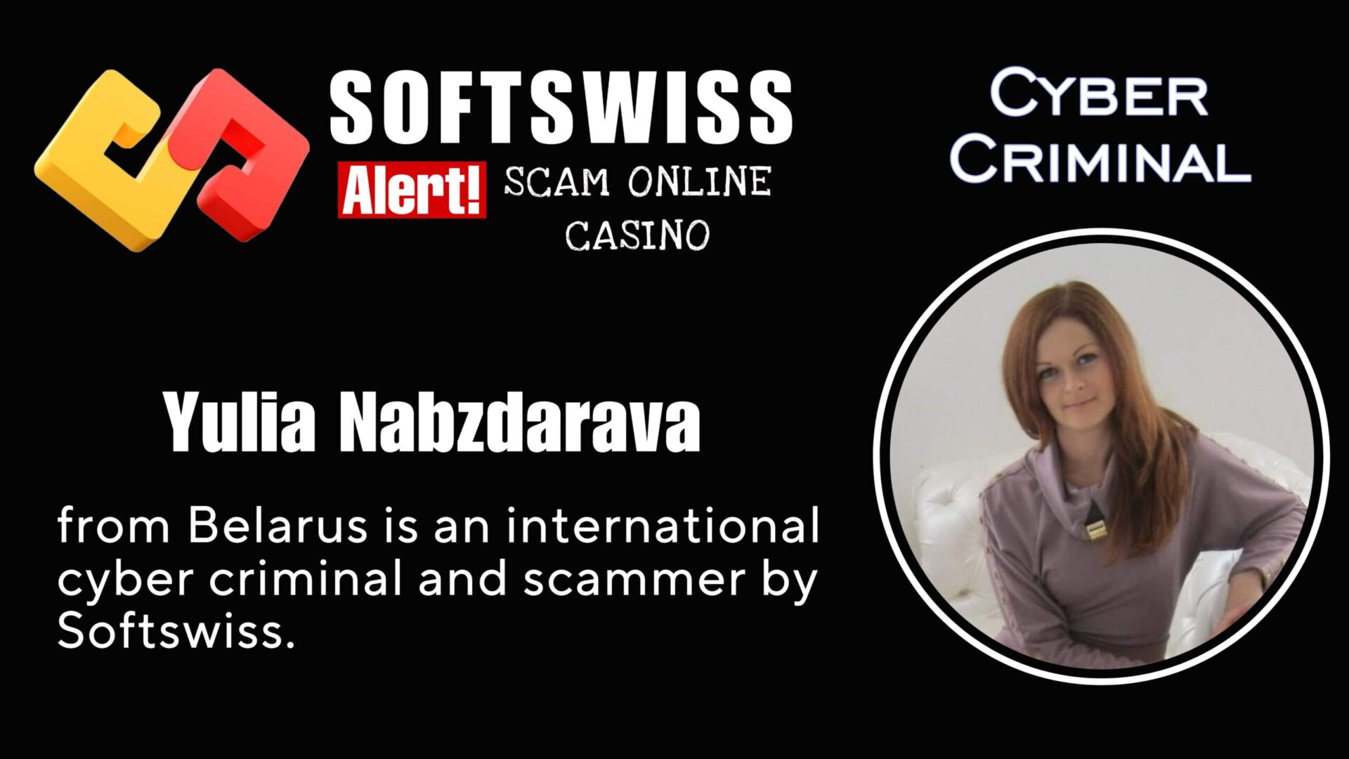 Carla Dualib Softswiss member is an international fraudster affiliated with #Softswiss, #Merkeleon, N1 Interactive Ltd and and Ivan Montik