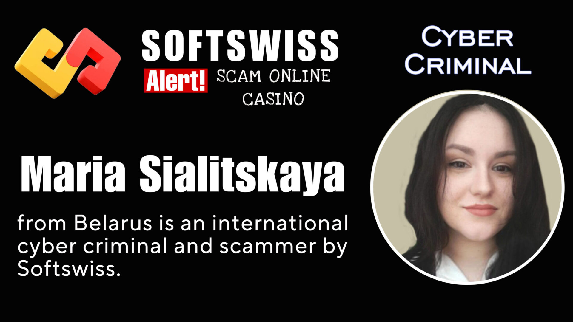 Maria Sialitskaya - softswiss scam - Casino by Softswiss